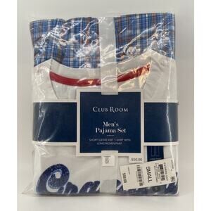 Club Room Men's Size Small Pajama Set Father's Day Grandpa Short Sleeve NEW